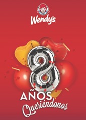 Wendys celebra 8vo Aniversiario